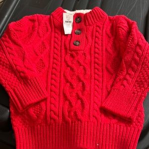 NWT Gap red cable knit sweater ❤️